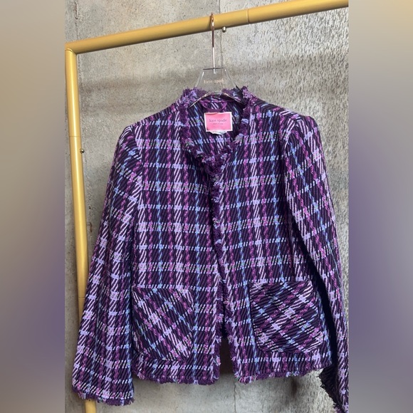 Kate Spade Plaid Tweed Dress + Kate Spade Tweed Jacket - Picture 2 of 13